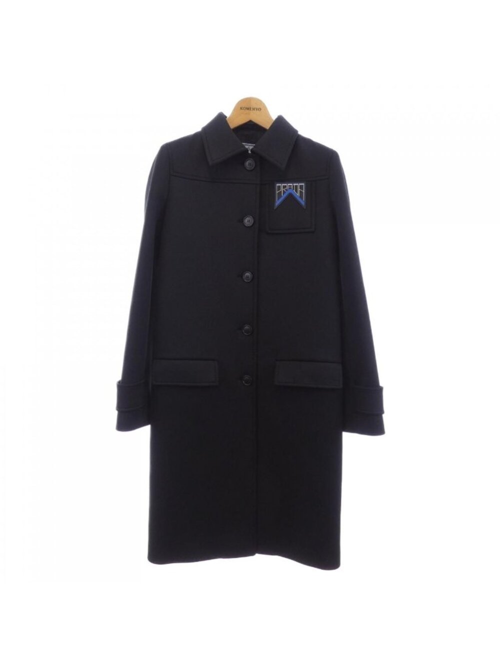 Prada 155 Coat Black